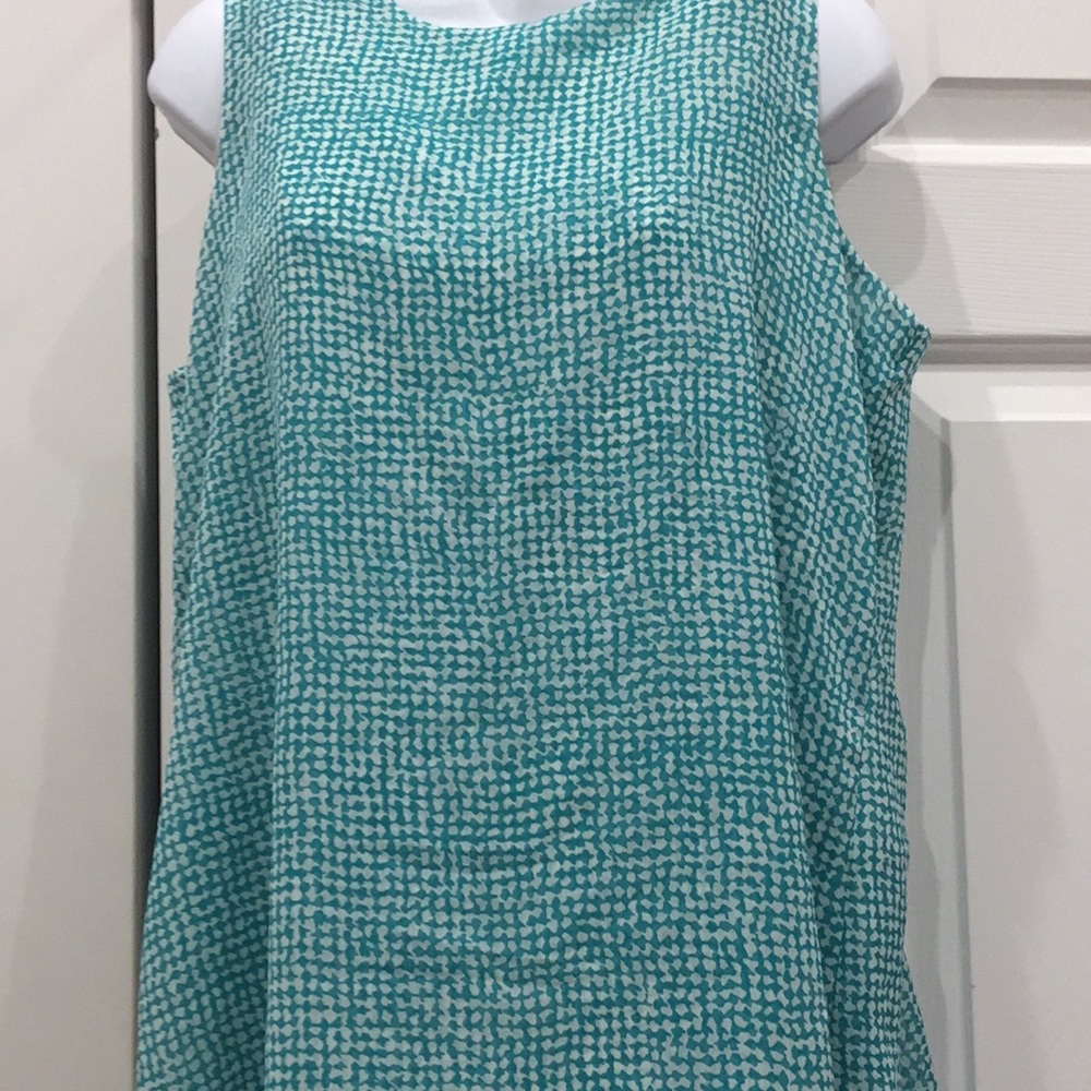 BNWT Fever Aqua/white top
